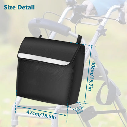Wheelchair Backpack Bag, Wheelchair Pouch, Backpack for Wheelchair Users, Wheelchair Bags to Hang on Back, Wheelchair Accessories Bag